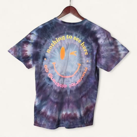 XL Mav Happy Face Ice Dyed Tee