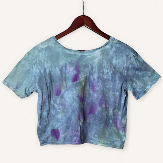 XL Tr"eye"ngle Print Crop Top