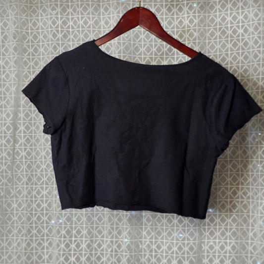 XL Third Eye Smiley Crop Top