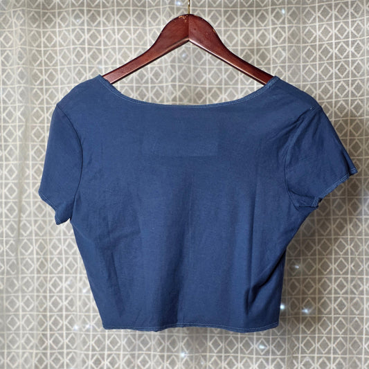 Large Tr"eye"ngle Crop Top