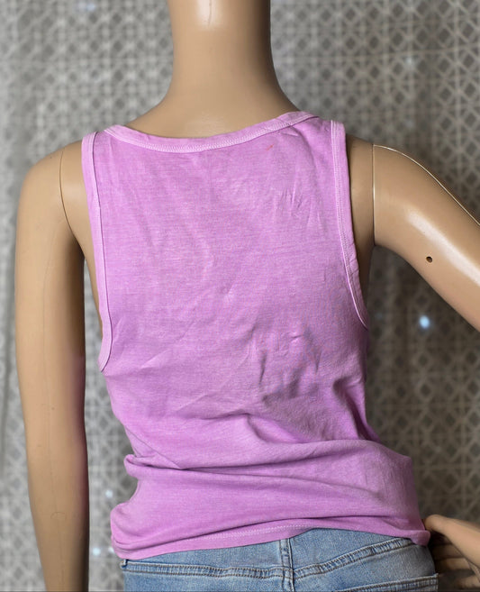 Youth S Moonshroom Print Pink Tank