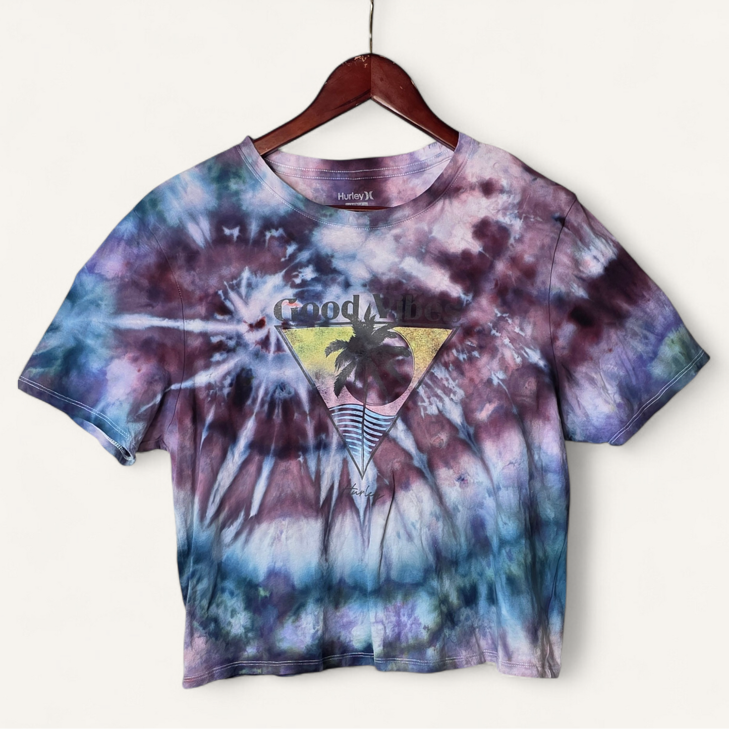 Large Ice Dyed Hurley Good Vibes Tee