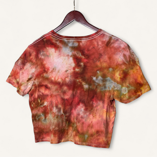 Large Ice Dyed Hurley Good Vibes Red Tee