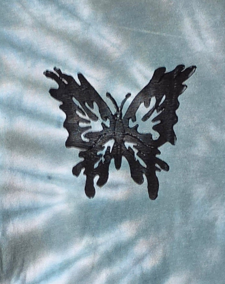 XS Butterfly Print Tee