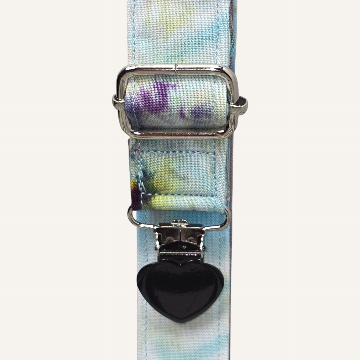 Alchemist V1 Strap with Black Heart Clasps – Hand Printed Limited Drop (Sold Individually)