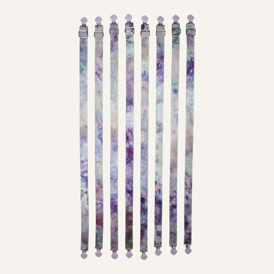 Alchemist V2 Strap with Purple Heart Clasps – Hand Printed Limited Drop (Sold Individually)