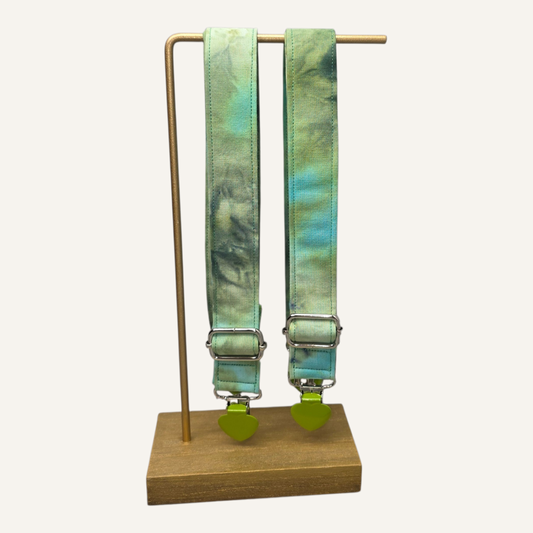 Dragon Heart V2 Strap with Green Heart Clasps – Hand Printed Limited Drop (Sold Individually)