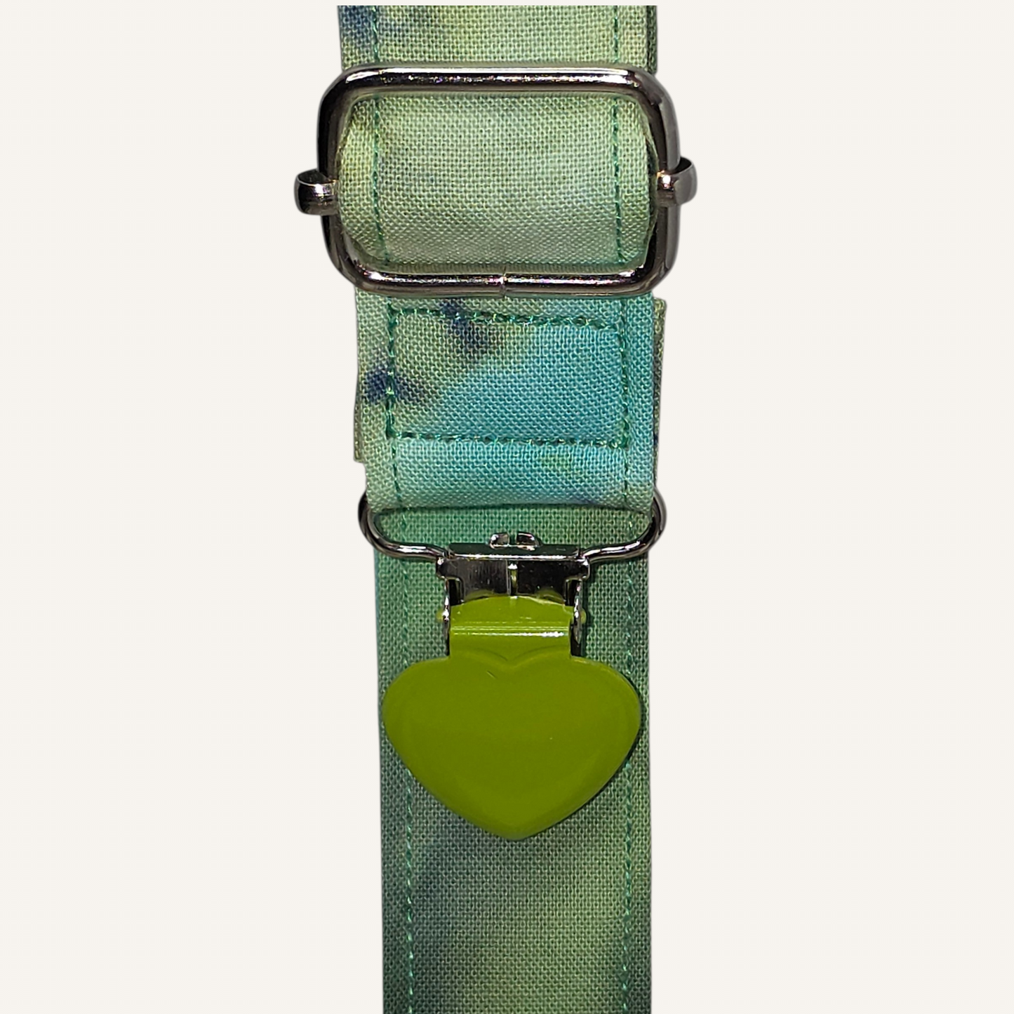 Dragon Heart V2 Strap with Green Heart Clasps – Hand Printed Limited Drop (Sold Individually)