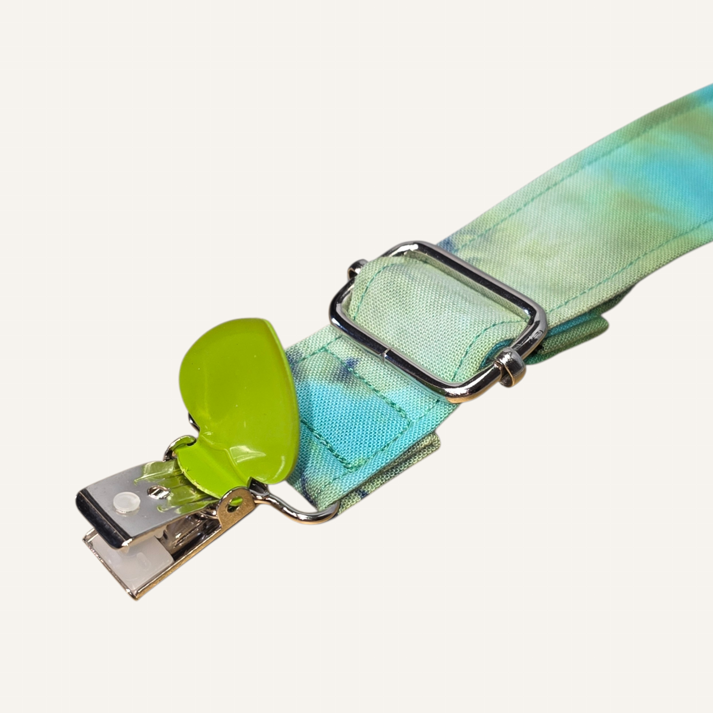 Dragon Heart V2 Strap with Green Heart Clasps – Hand Printed Limited Drop (Sold Individually)