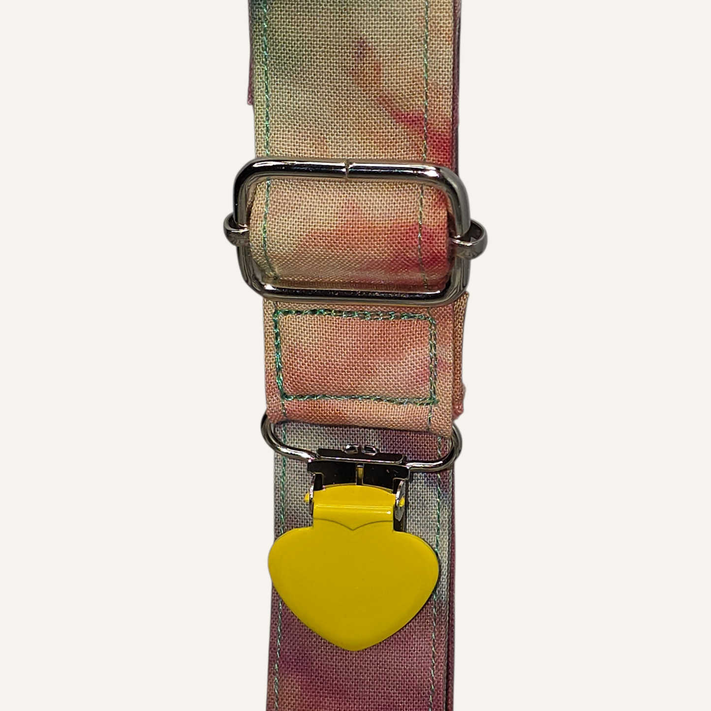 Phoenix x Warrior x Dragon Strap with Yellow Heart Clasps – Hand Printed Limited Drop (Sold Individually)