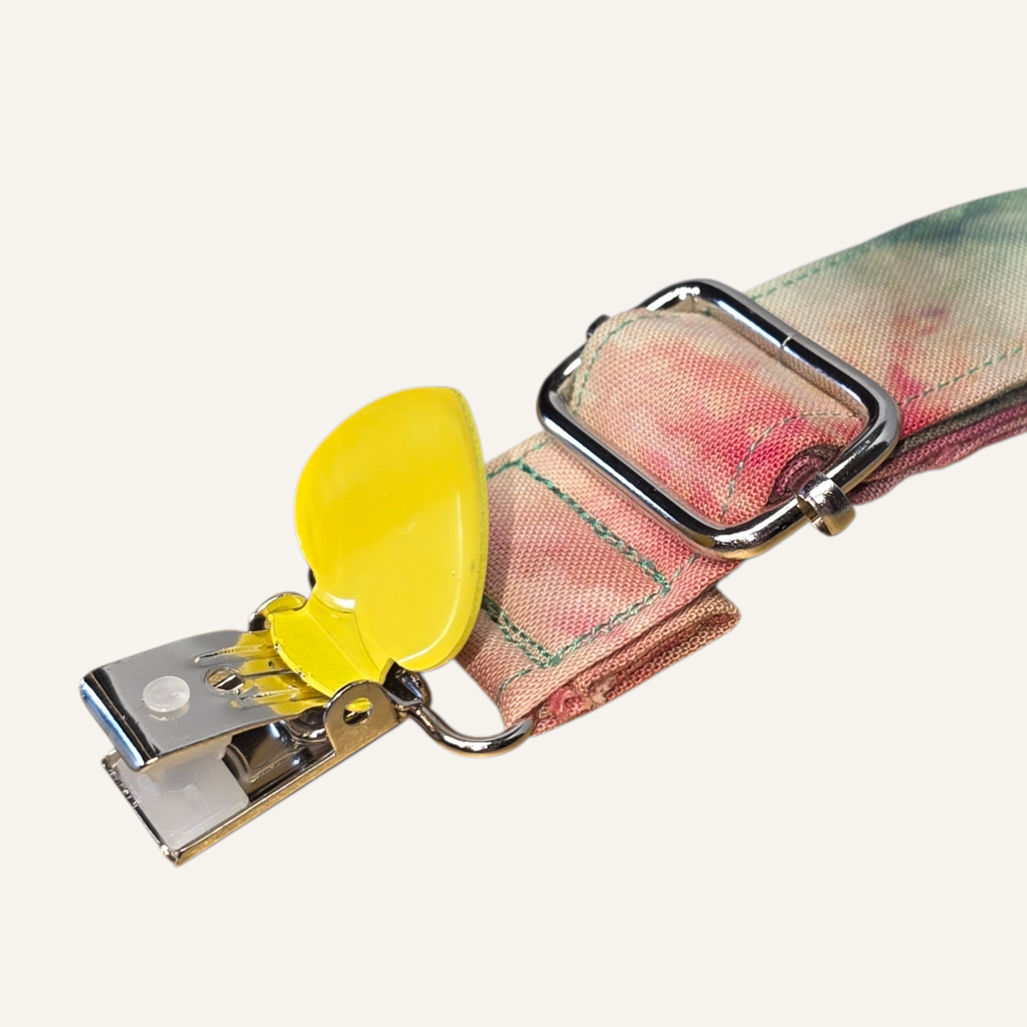 Phoenix x Warrior x Dragon Strap with Yellow Heart Clasps – Hand Printed Limited Drop (Sold Individually)