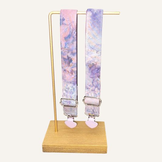 Interstellar x Avalon Strap with Purple Heart Clasps – Hand Printed Limited Drop (Sold Individually)