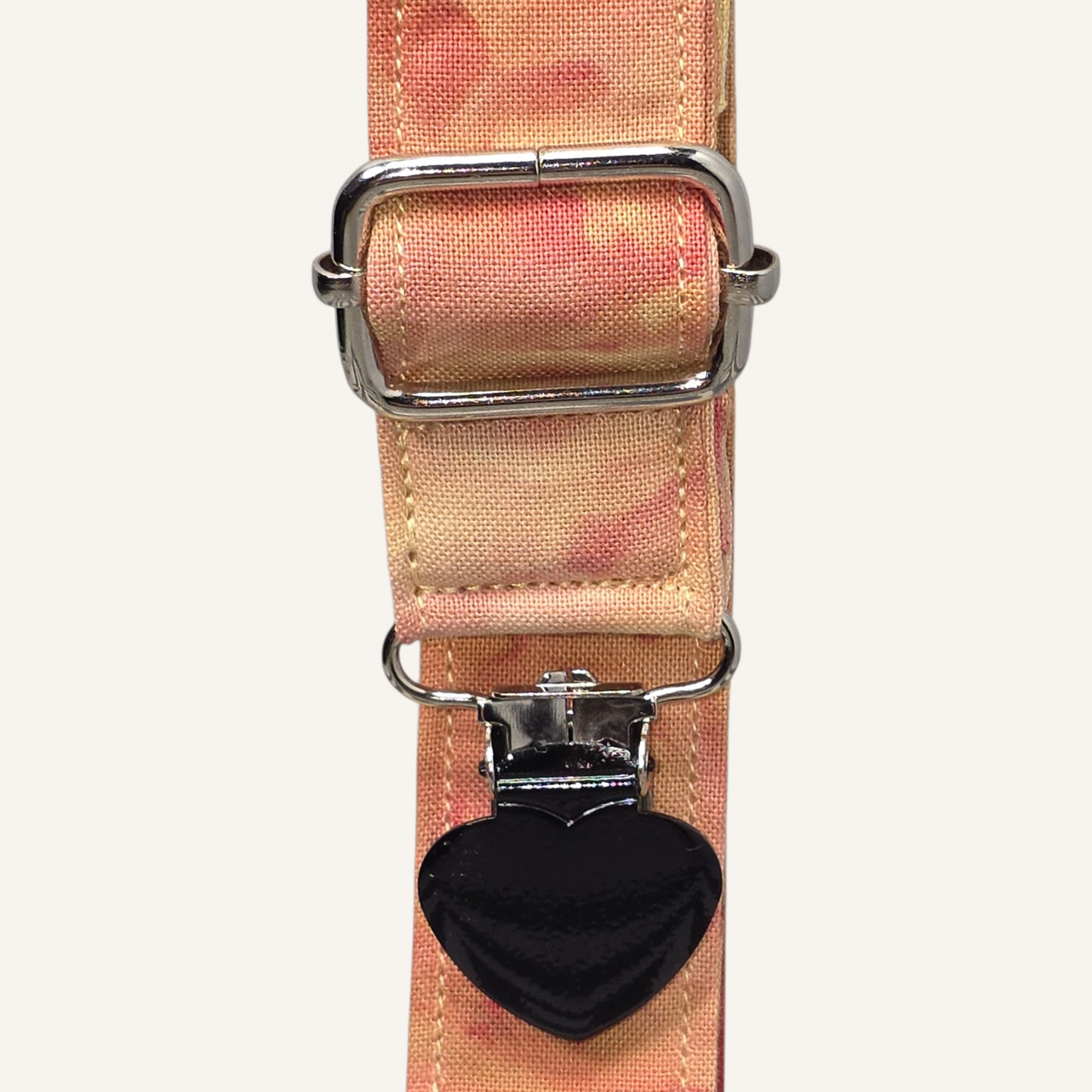 Phoenix Flame V3 Strap with Black Heart Clasps – Hand Printed Limited Drop (Sold Individually)