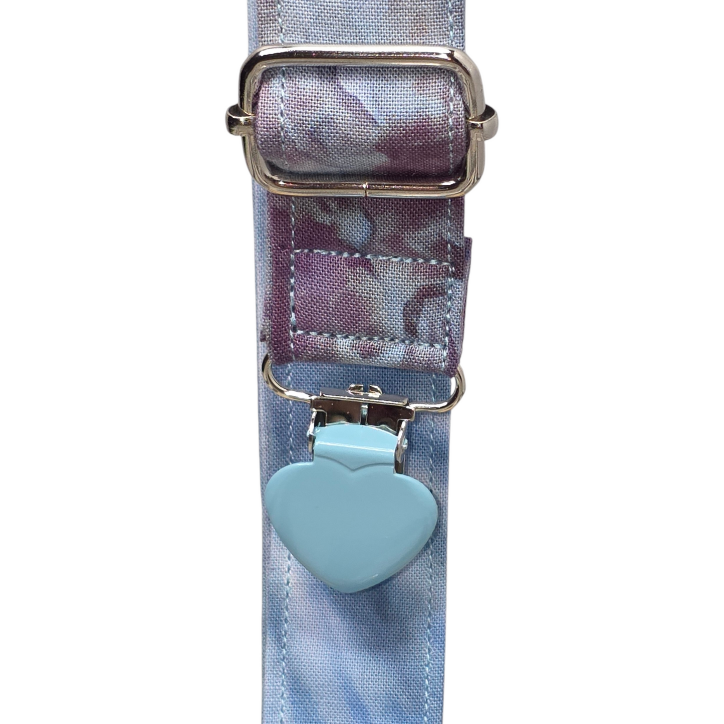 Snow Maiden Strap with Blue Heart Clasps – Hand Printed Limited Drop (Sold Individually)