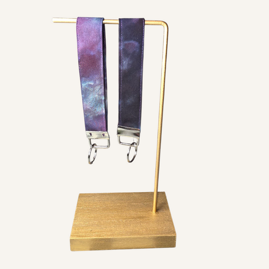 Galaxy Ice Dyed Car Keychain